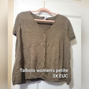 Talbot's women's petite cardigan